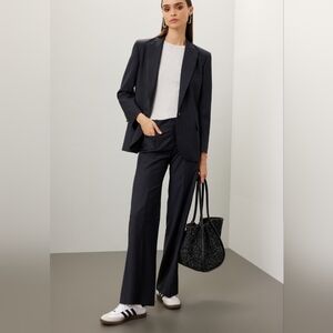 ba&sh The Pinstripe Lady Pants In Navy